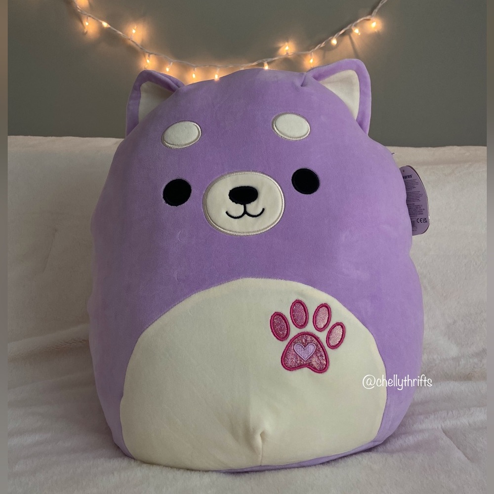 Squishmallow Hoyt the Shiba Inu 16” VALENTINES DAY EDITION